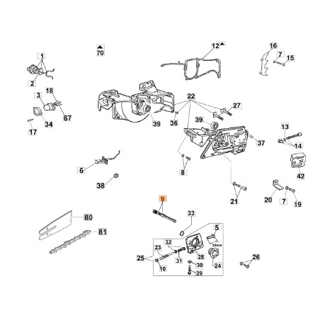 ORIGINAL OLEOMAC GS360 Modelle Kettensägenöl 097000147AR 097000147A | Newgardenstore.eu