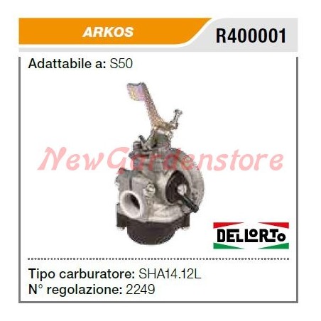 Carburatore a vaschetta ARKOS motopompa S50 R400001 | Newgardenstore.eu