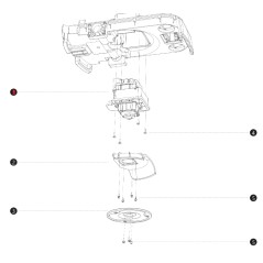 Módulo de corte para robot cortacésped SEGWAY NAVIMOW I108E AB12.02.00.0105