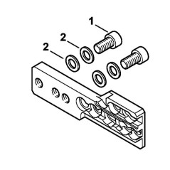 Siège ORIGINAL STIHL tronçonneuse MS 271 C-BE - MS 190 T - MS 231 5910-850-1651