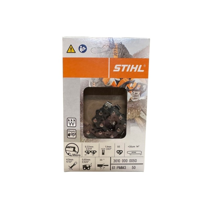 Micro cadena 3/8 paso 1.1 motosierra modelos MS170 ORIGINAL STIHL 36100000050