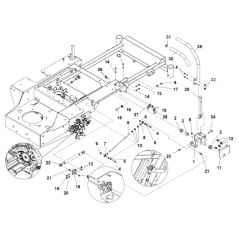 Dado trattorino tagliaerba modelli SRZ151 ORIGINALE GIANNI FERRARI 93900109001