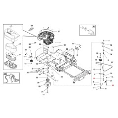 Screw lawn tractor mower models SRZ151 ORIGINAL GIANNI FERRARI 93900100300 | Newgardenstore.eu