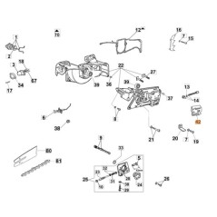 ORIGINAL OLEOMAC Kettensäge Modelle 956 GS630 50010010AR 50010010A