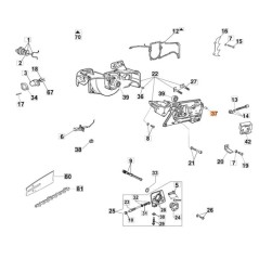 Valvola sfiato motosega modelli 936 GS630 ORIGINALE OLEOMAC 097000229R 097000229