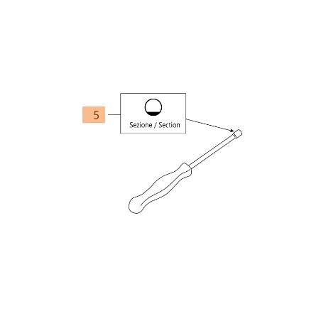 Chainsaw screwdriver models GS630 ORIGINAL OLEOMAC 3052036R 001001576R | Newgardenstore.eu