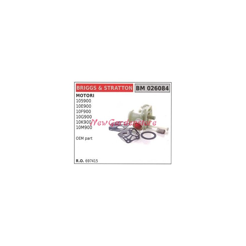 B&S tub-type carburettor B&S lawn mower mower 105900 10E900 026084