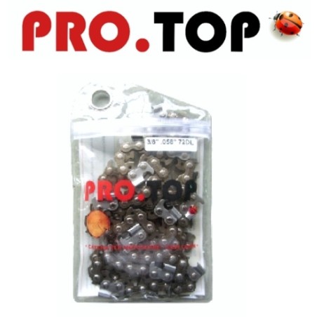 Chainsaw chain 1/4 pitch thickness 1.1mm 28 links PRO.TOP 24-28 | Newgardenstore.eu