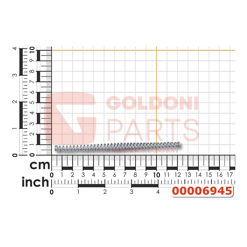 CONICAL PROPELLER SPRING ORIGINAL GOLDONI 00006945