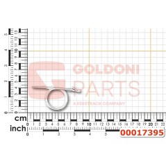 IMPEDIMENTO DE RETORNO DEL MUELLE ORIGINAL GOLDONI 00017395 | Newgardenstore.eu