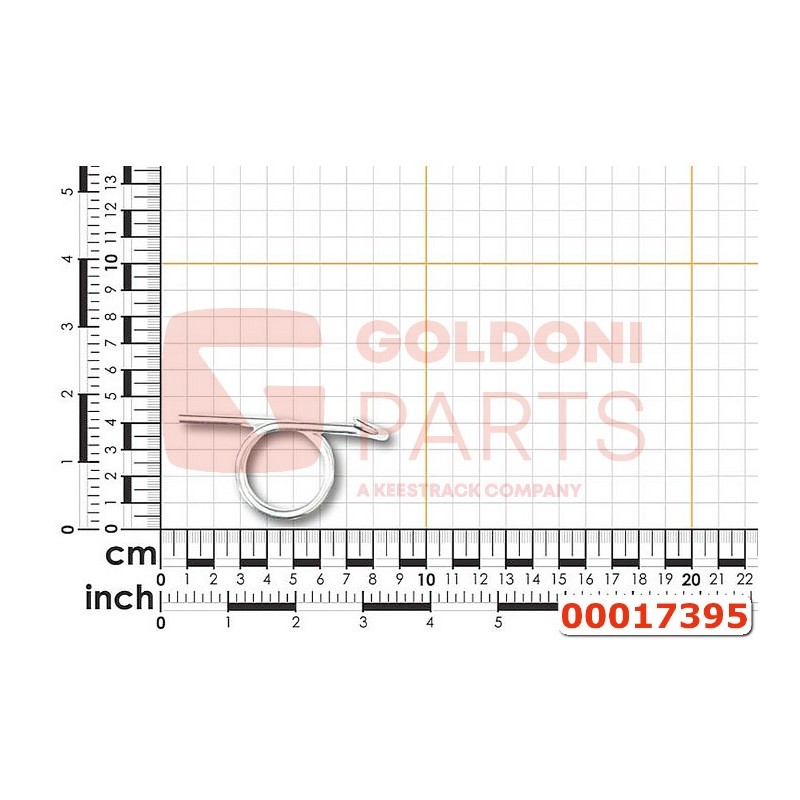 HINDERNIS FÜR DEN FEDERRÜCKLAUF ORIGINAL GOLDONI 00017395