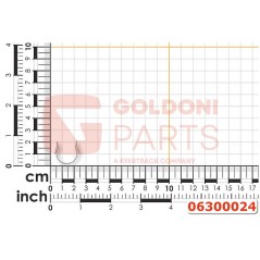 LEVER RETAINING SPRING ORIGINAL GOLDONI 06300024