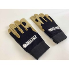 Universal work gloves with suede palm and comfort padding