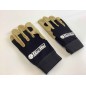 Universal work gloves with suede palm and comfort padding