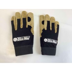 Universal work gloves with suede palm and comfort padding