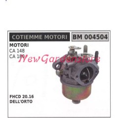 Bowl-type carburettor COTIEMME motor cultivator CA 148 180 004504 | Newgardenstore.eu