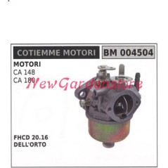 Carburateur à cuvette COTIEMME motoculteur CA 148 180 004504 | Newgardenstore.eu