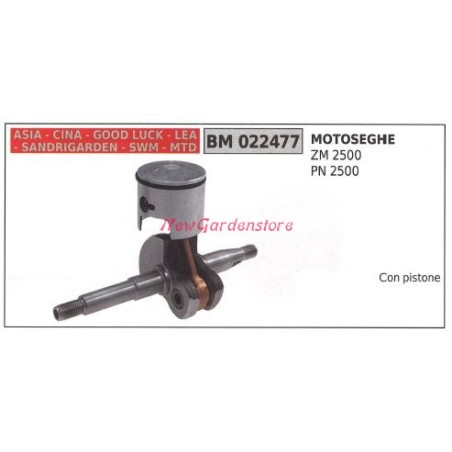 CINA arbre moteur moteur tronçonneuse ZM 2500 PN 2500 022477 | Newgardenstore.eu