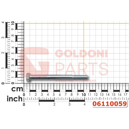 SCHRAUBEN TE M 8X 95 ZN 57 ORIGINAL GOLDONI 06110059 | Newgardenstore.eu