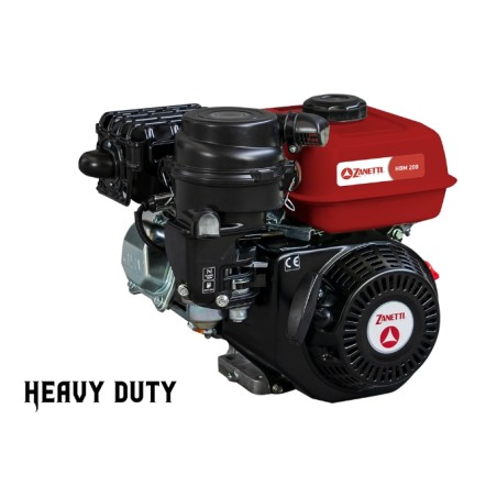 Moteur complet ZANETTI HBM200L2V 196cc horizontal 19.05mm démarrage électrique | Newgardenstore.eu