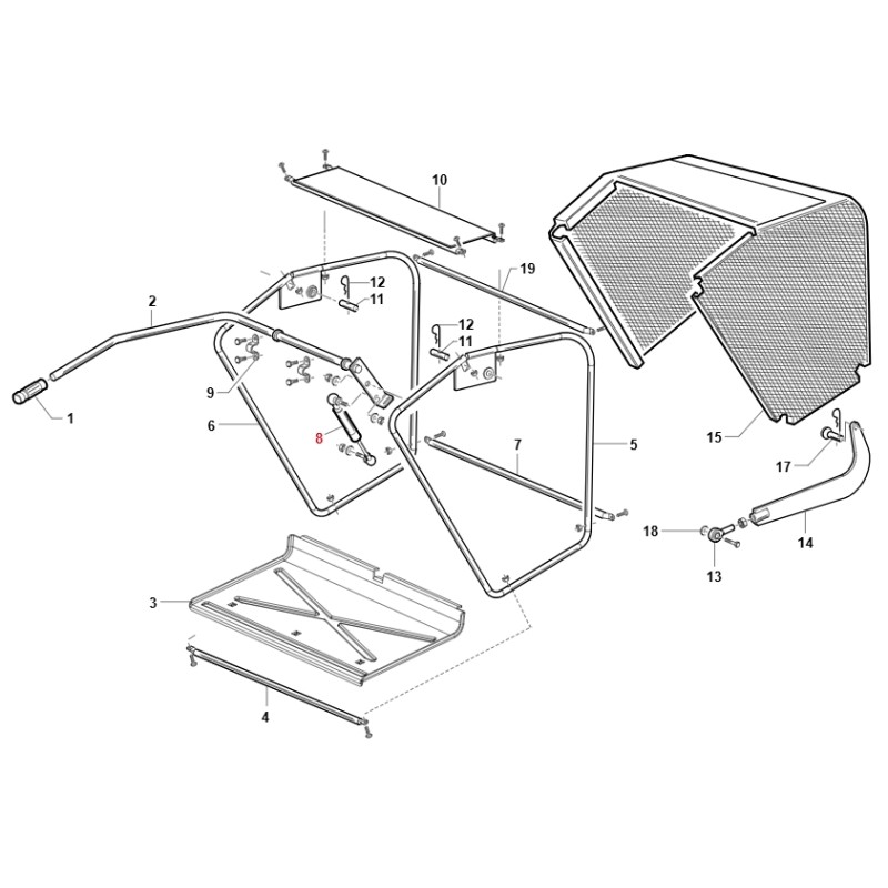 Gasfeder Traktor Modelle GTM GSM ORIGINAL GIANNI FERRARI BFB 00111990126