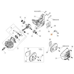 ORIGINAL OLEOMAC Schutz für Kettensäge GST 360 - GS 45 - GS 37 094600369R