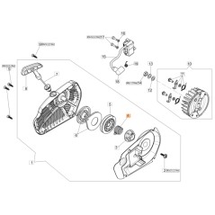 Muelle ORIGINAL OLEOMAC para motosierra GST 250 - GST 360 50290133AR