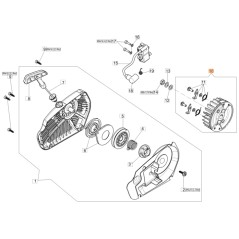 Volano ORIGINALE OLEOMAC per motosega GST 360 50270164AR | Newgardenstore.eu