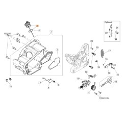 ORIGINAL OLEOMAC Tankdeckel für Kettensäge GST 250 - GST 360 50290109R