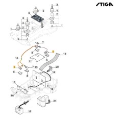 Sensore robot tagliaerba rasaerba modelli G1200 ORIGINALE STIGA 122720215/1 | Newgardenstore.eu