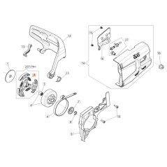 ORIGINAL OLEOMAC spring for chainsaw GST 360 50270222BR | Newgardenstore.eu