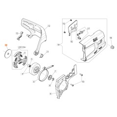 Original OLEOMAC chainsaw wheel - GS 35 C - GS 350 - GST 360 50240059R | Newgardenstore.eu