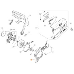 Coperchio basamento ORIGINALE OLEOMAC per motosega GST 360 50270176BR