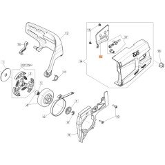 Lame ORIGINALE OLEOMAC pour tronçonneuse GST 360 50270028R | Newgardenstore.eu