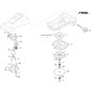 Motorhalterung für Robotermähermesser Modelle A3000 ORIGINAL STIGA 322784975/0