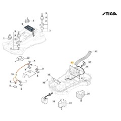 Carte mère robot tondeuse modèles A3000 A5000 ORIGINAL STIGA 122720247/0 | Newgardenstore.eu