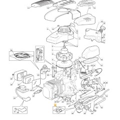 Kit garnitures carburateur moteur modèles SV200 STIGA 118550096/0 | Newgardenstore.eu