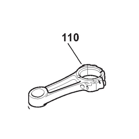 Bielle moteur modèles SV200 ORIGINALE STIGA 118550105/0 | Newgardenstore.eu