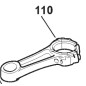 Biella motore modelli SV200 ORIGINALE STIGA 118550105/0