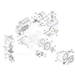 Bride de serrage moteur modèles LC170F ORIGINALE STIGA 118550872/0 | Newgardenstore.eu