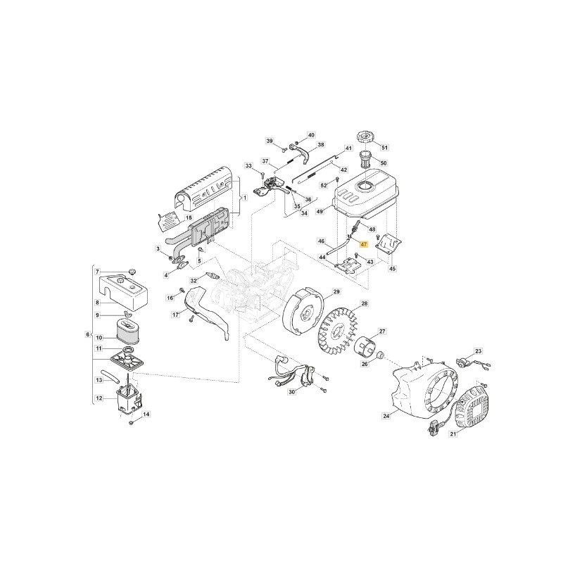 Motorschlauchklemme Modelle LC170F ORIGINAL STIGA 118550872/0