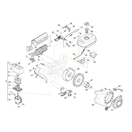 Kraftstoffschlauch Motor Modelle LC170F ORIGINAL STIGA 118550504/1 | Newgardenstore.eu