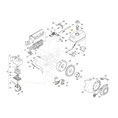 Motorfeder Modelle LC170F ORIGINAL STIGA 118551180/0 | Newgardenstore.eu