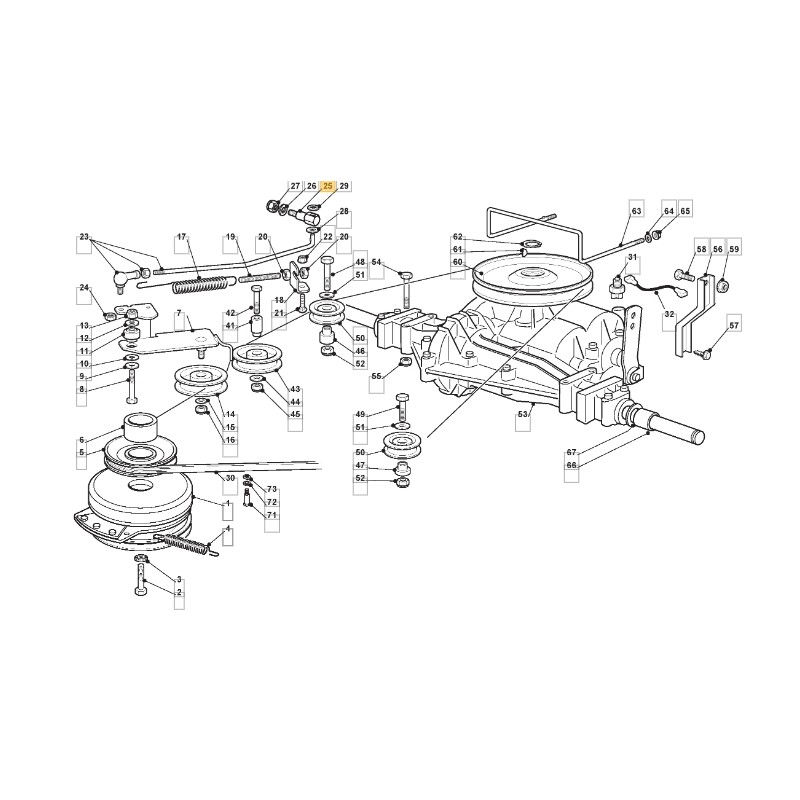 Sechskantbolzen Bremse Traktorenmodelle 1436M ORIGINAL STIGA 125510063/0