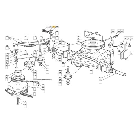 Sechskantbolzen Bremse Traktorenmodelle 1436M ORIGINAL STIGA 125510063/0 | Newgardenstore.eu