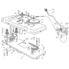 Gabel Blockaufbau Traktormodell 1440H ORIGINAL STIGA 125270317/0 | Newgardenstore.eu