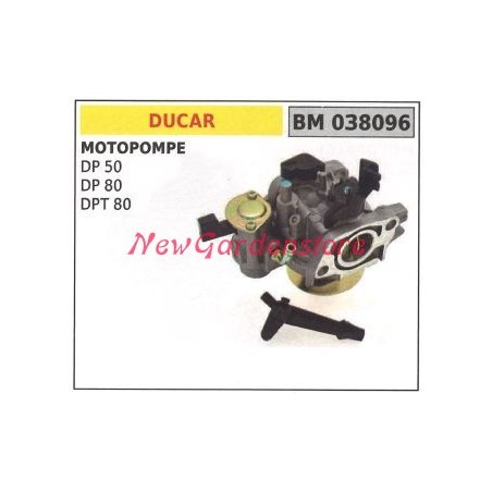 Carburador de cuba motobomba DUCAR DP 50 80 DPT 80 038096 | Newgardenstore.eu