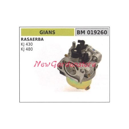 Tankvergaser GIANS Rasenmäher Mähwerk KJ 430 480 019260 | Newgardenstore.eu