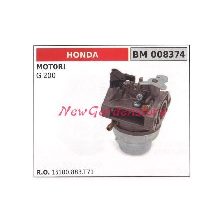 Carburador de cuba HONDA motoazada G 200 008374 | Newgardenstore.eu