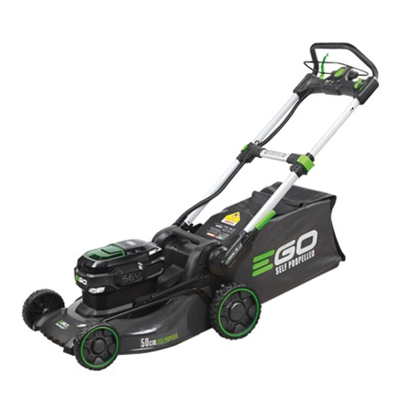 EGO LM 2021 E-SP Akku-Rasenmäher mit 5,0 Ah Akku und Schnellladegerät | Newgardenstore.eu